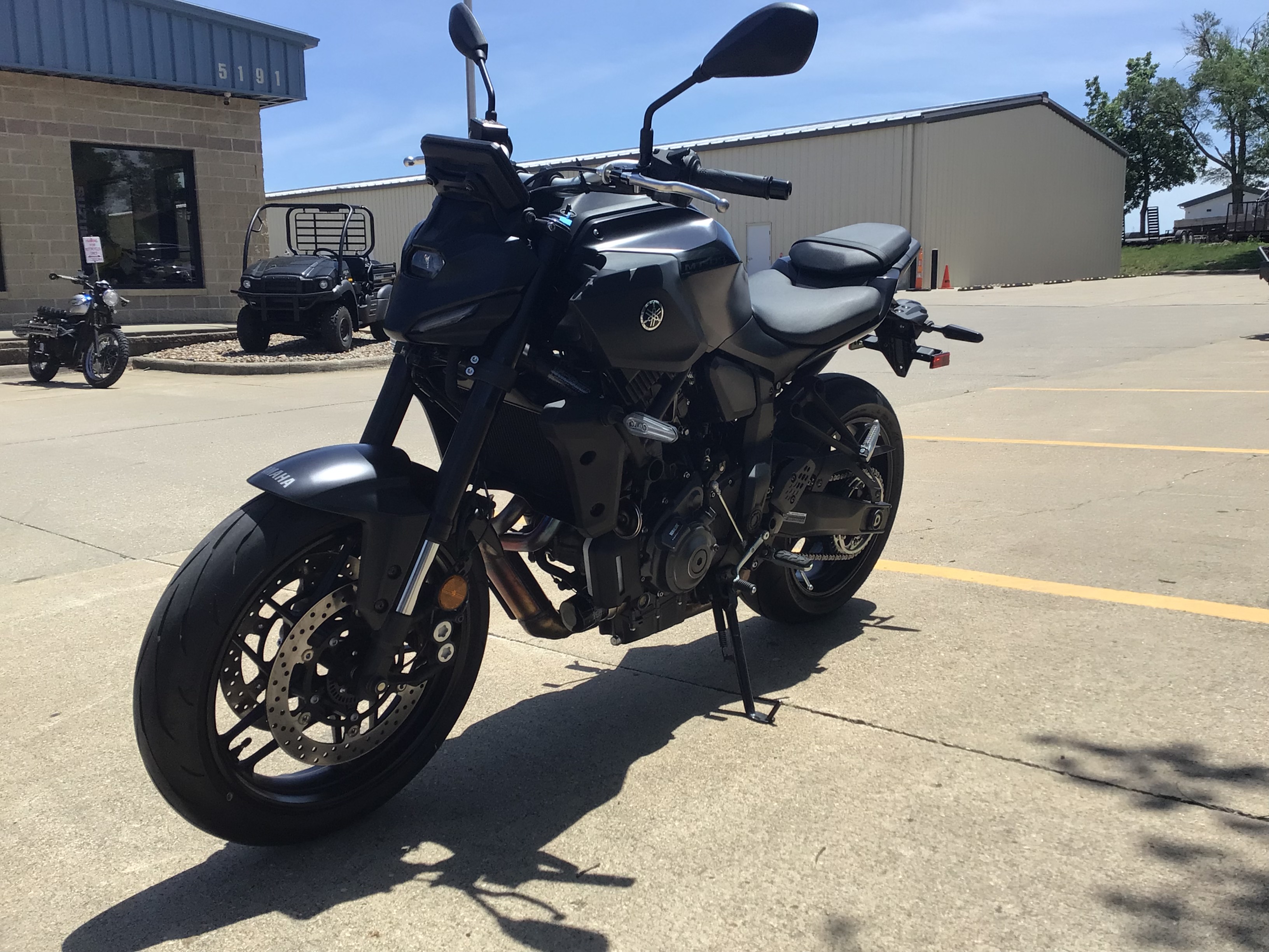 2025-Yamaha-MT-07-Matte-Charcoal-Black-19379 | Des Moines, IA